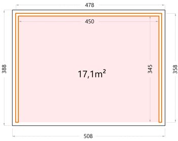 Garden house floor plan
